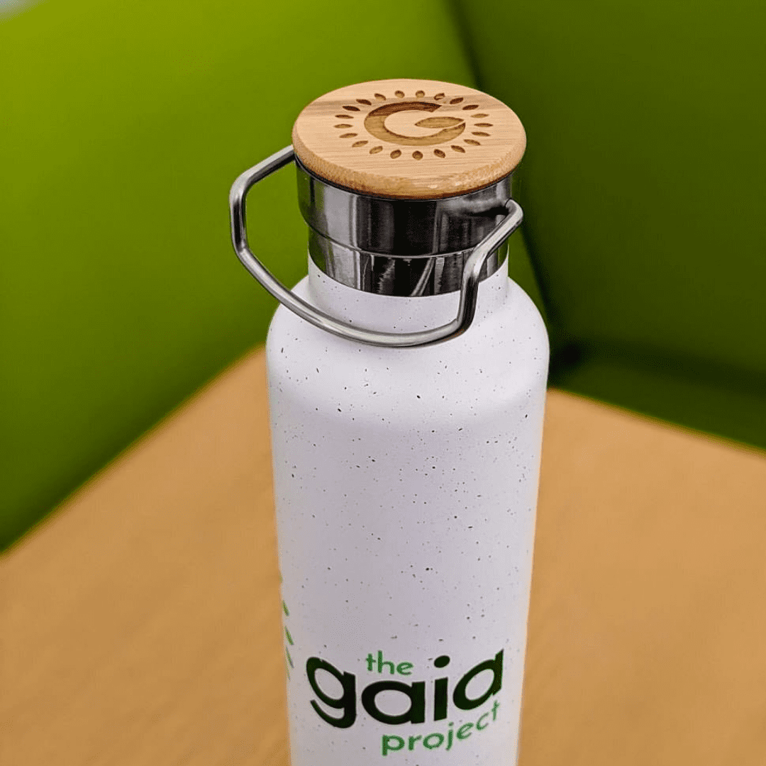 The Gaia Project water bottle
