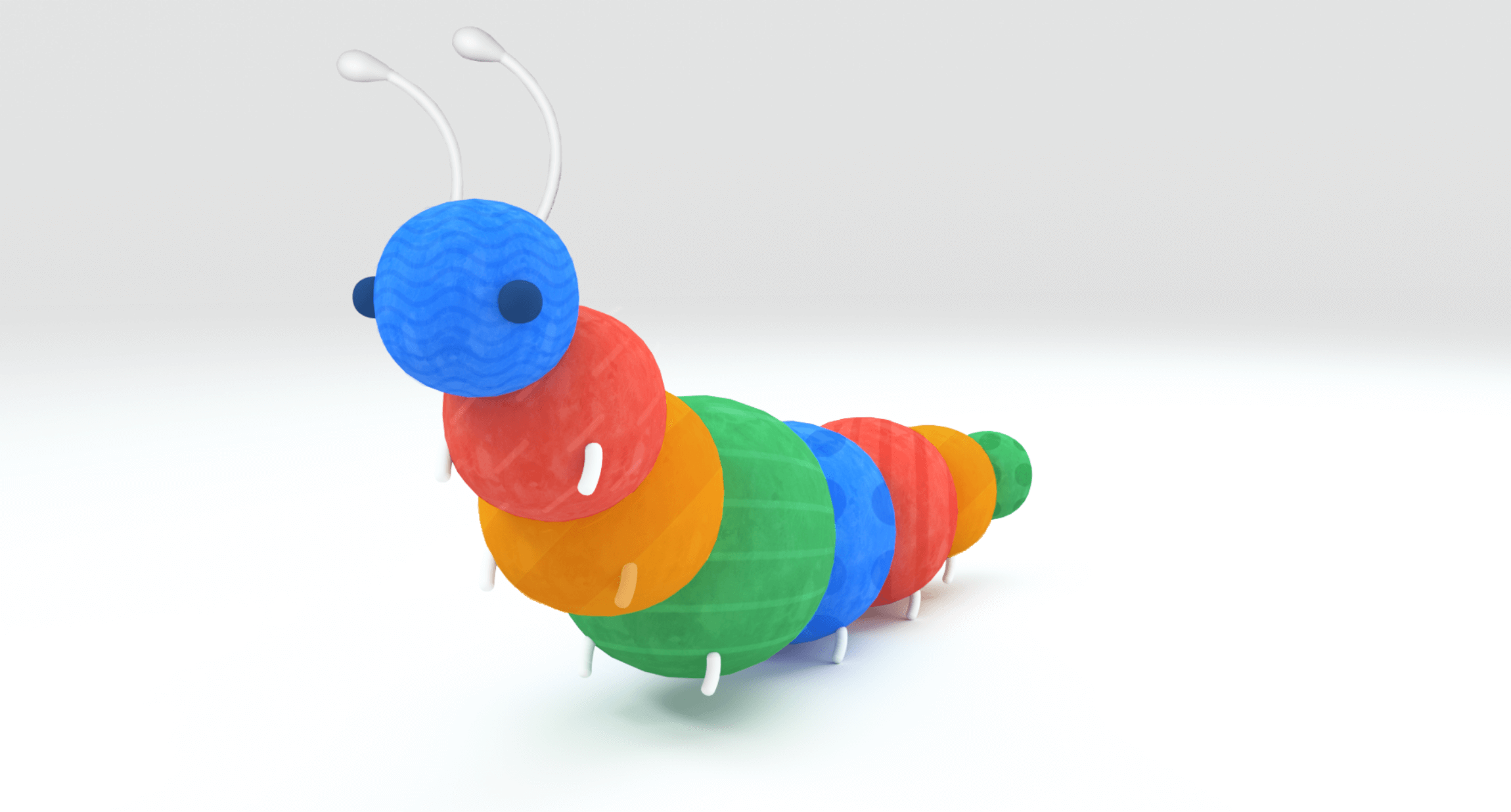 Google 3D caterpillar